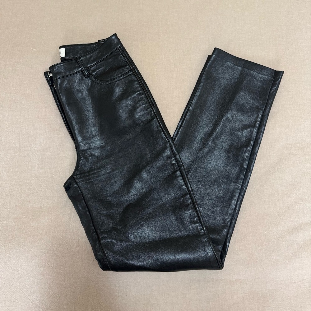 Aritzia Wilfred Leather Pants